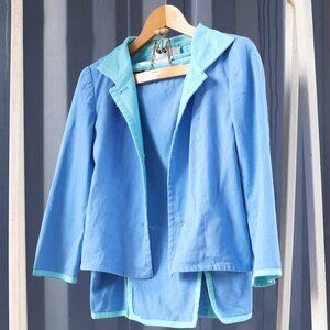 Oscar de la Renta Pink Label 90s Y2K Suit Set